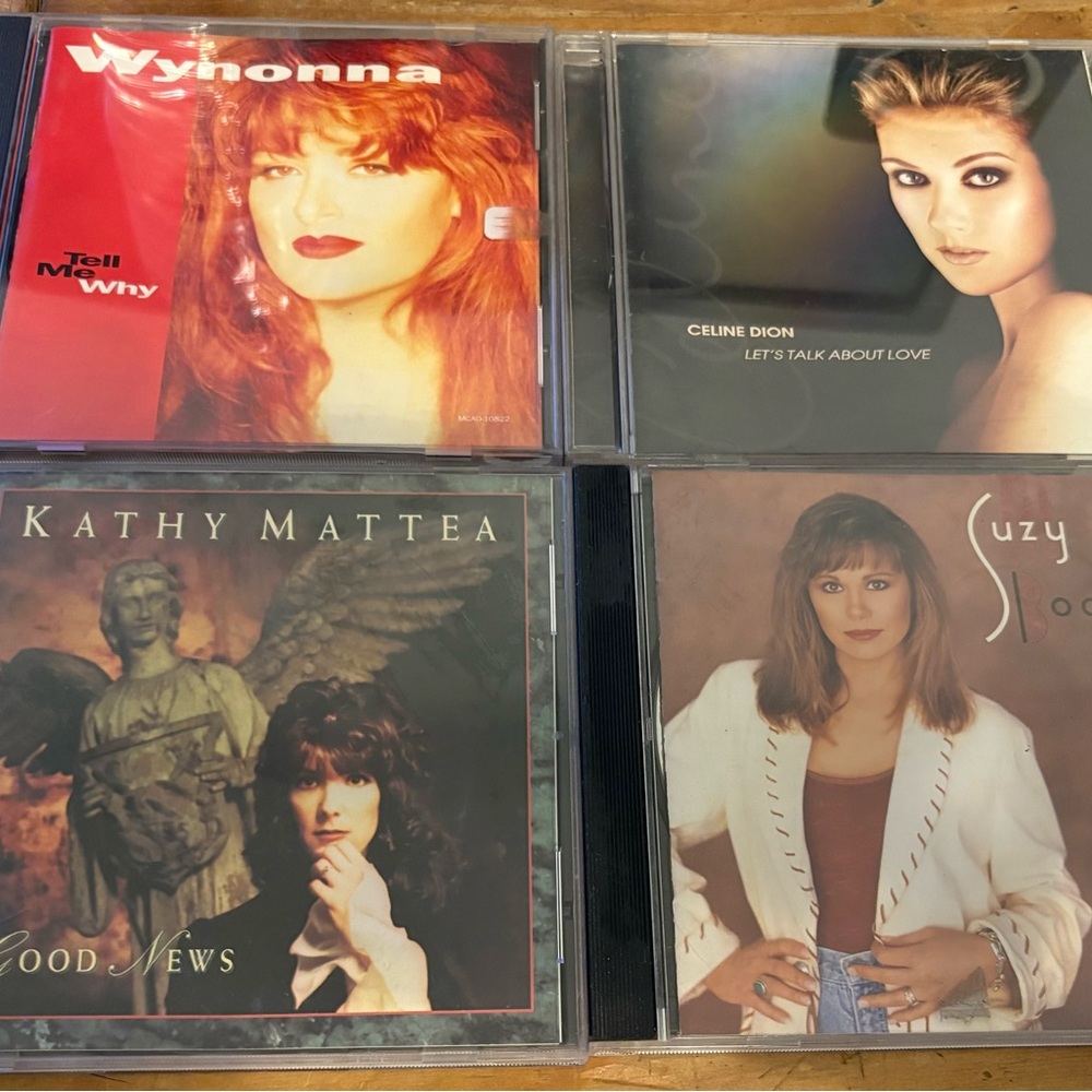 MARINA Music CD Collection with Red and Black Accents